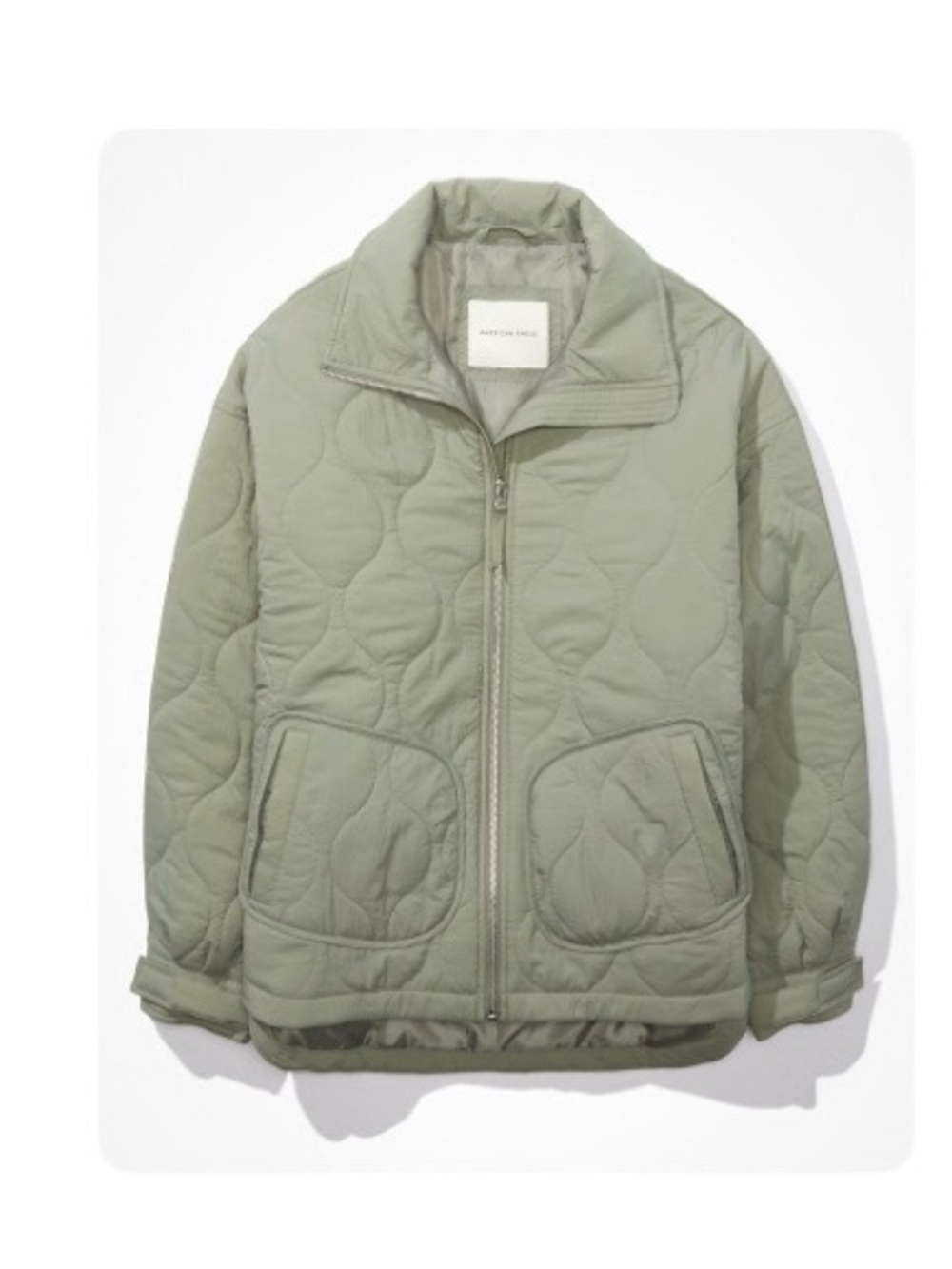 AE Quilted Jacked in Olive